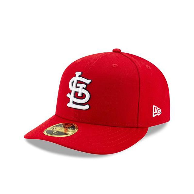 MLB St. Louis Cardinals Authentic Collection Low Profile 59Fifty Fitted (HUY8347) - Red New Era Caps